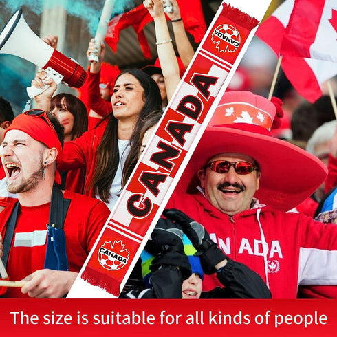 National Soccer Scarf, Canada Soccer Scarf